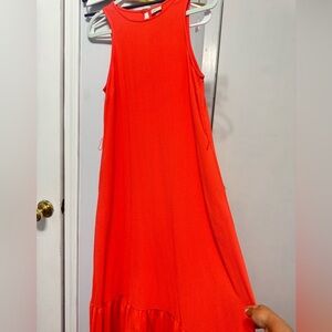 Orange Maxi dress
